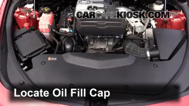 2015 Cadillac CTS 2.0L 4 Cyl. Turbo Aceite Agregar aceite